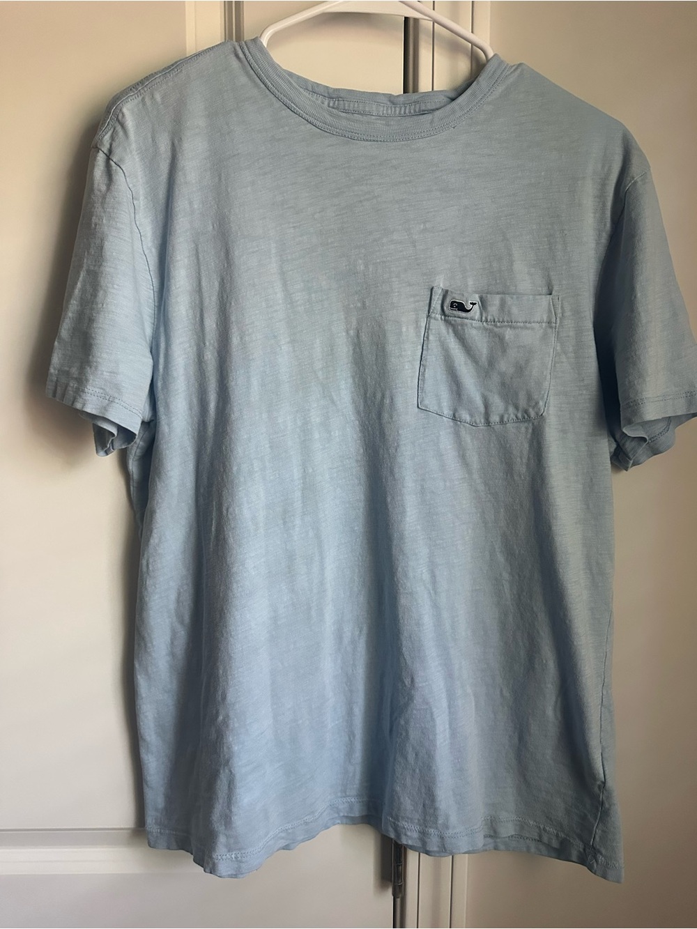 Vineyard Vines Pale Blue Short Sleeve Pocket Tee
